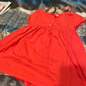 Red Burberry Dress